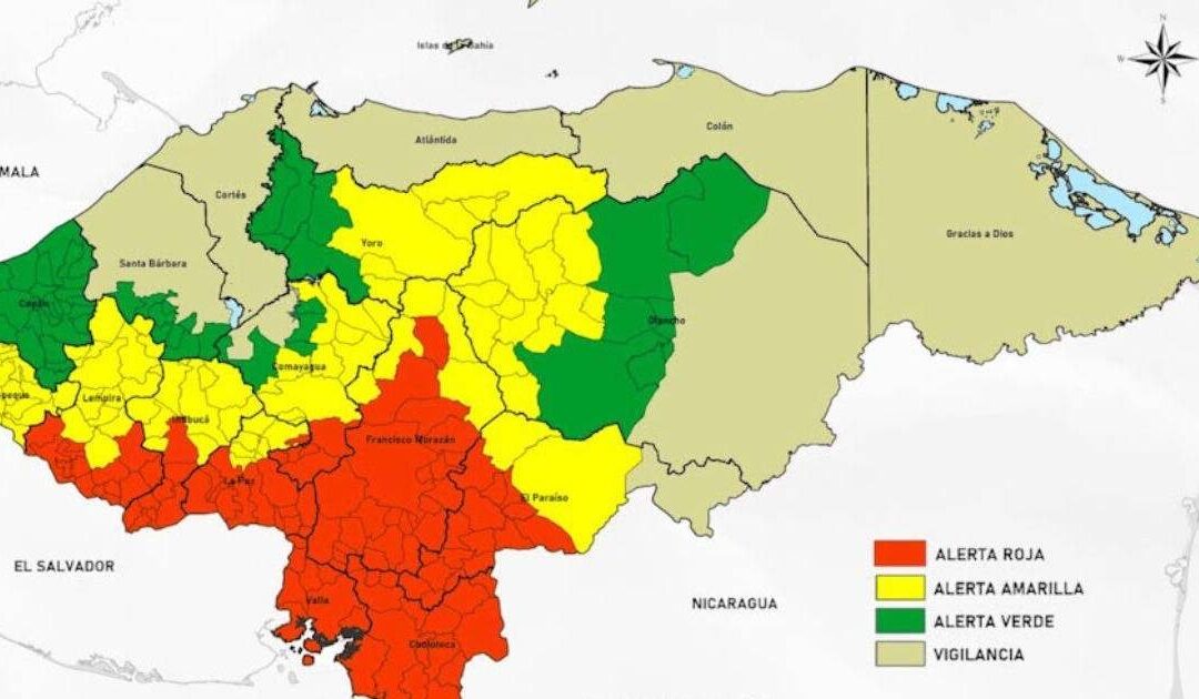 Sequía Meteorológica en Honduras: 103 Municipios en Alerta Roja y Diagnóstico Climático 2026